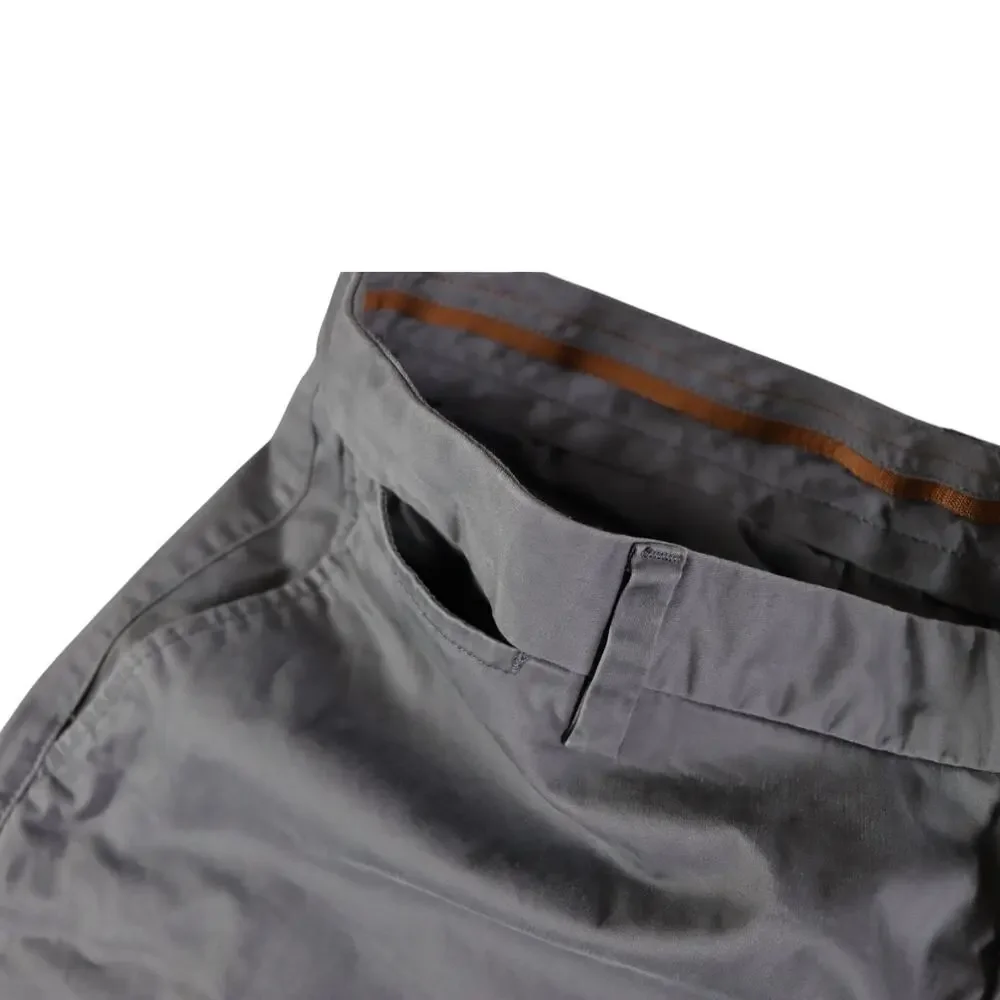 Tommy Bahama Gray Chino Shorts Men’s Size 40 Flat Front Casual Stretch Golf